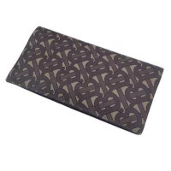 Burberry Handbags - BURBERRY all over long wallet brown